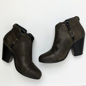Rag & Bone Margot Stone Leather Ankle Boots